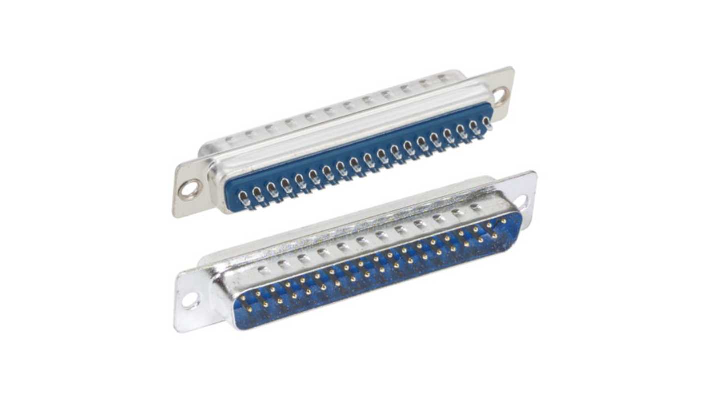 L-Com SD37 37 Way Screw D-sub Connector Plug, 2.77mm Pitch, with Jack Screw