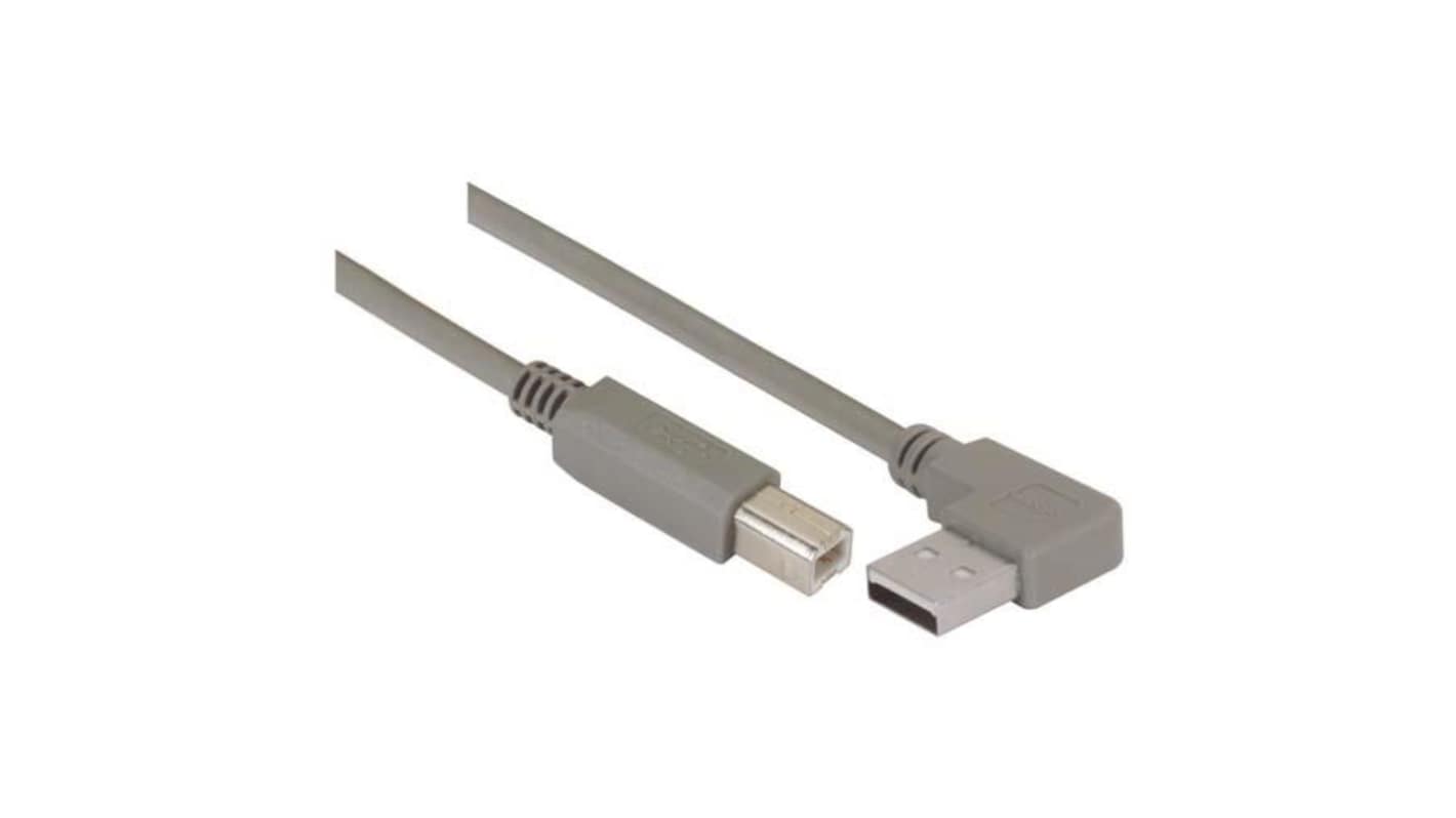 L-Com USB 2.0, Male USB to Male USB, 300mm