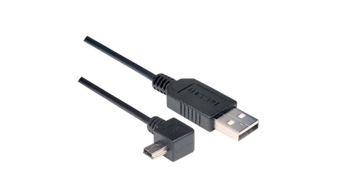 L-Com USB 2.0, Male USB to Male USB, 300mm