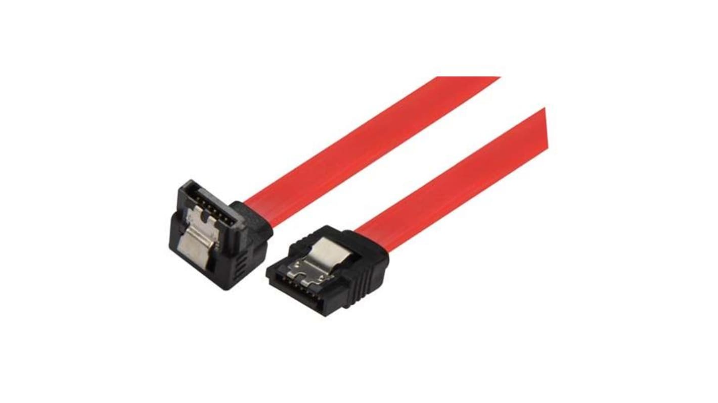L-Com Female SATA Data to Female SATA Data  Cable, 203.2mm