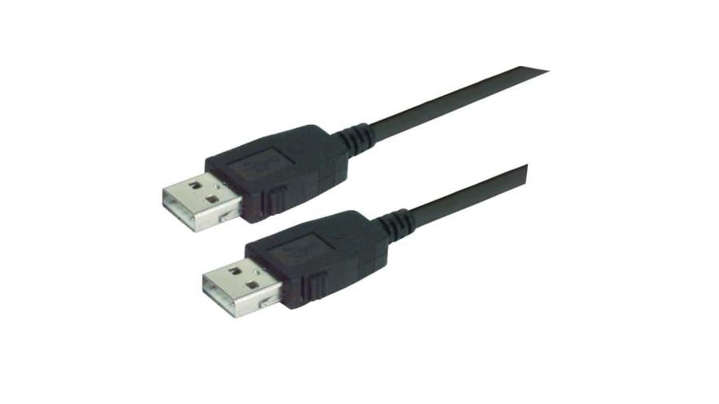 L-Com USB 2.0, Male USB to Male USB A, 5m