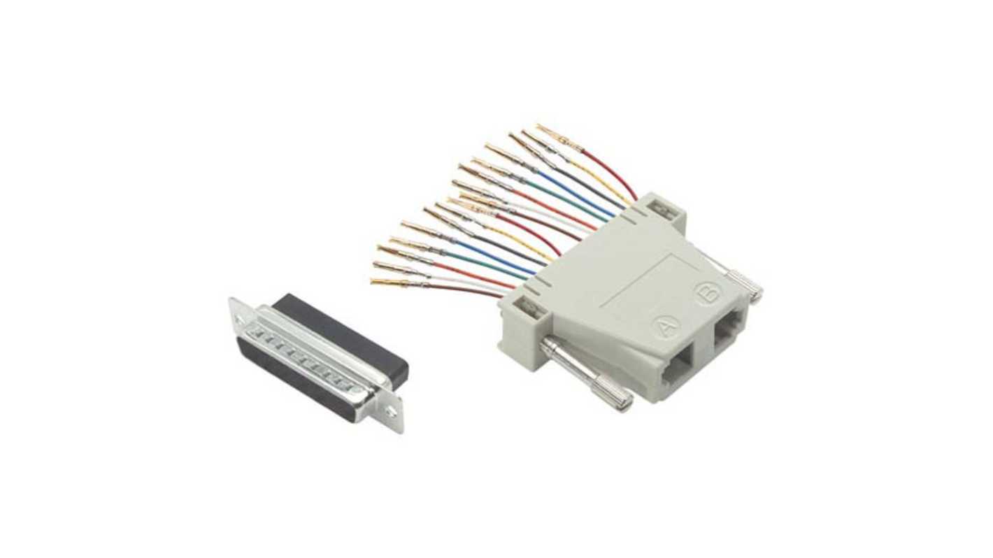 Adapter D-sub z typu D-Sub z 9 stykami na rodzaj Męski z rodzaju Męski
