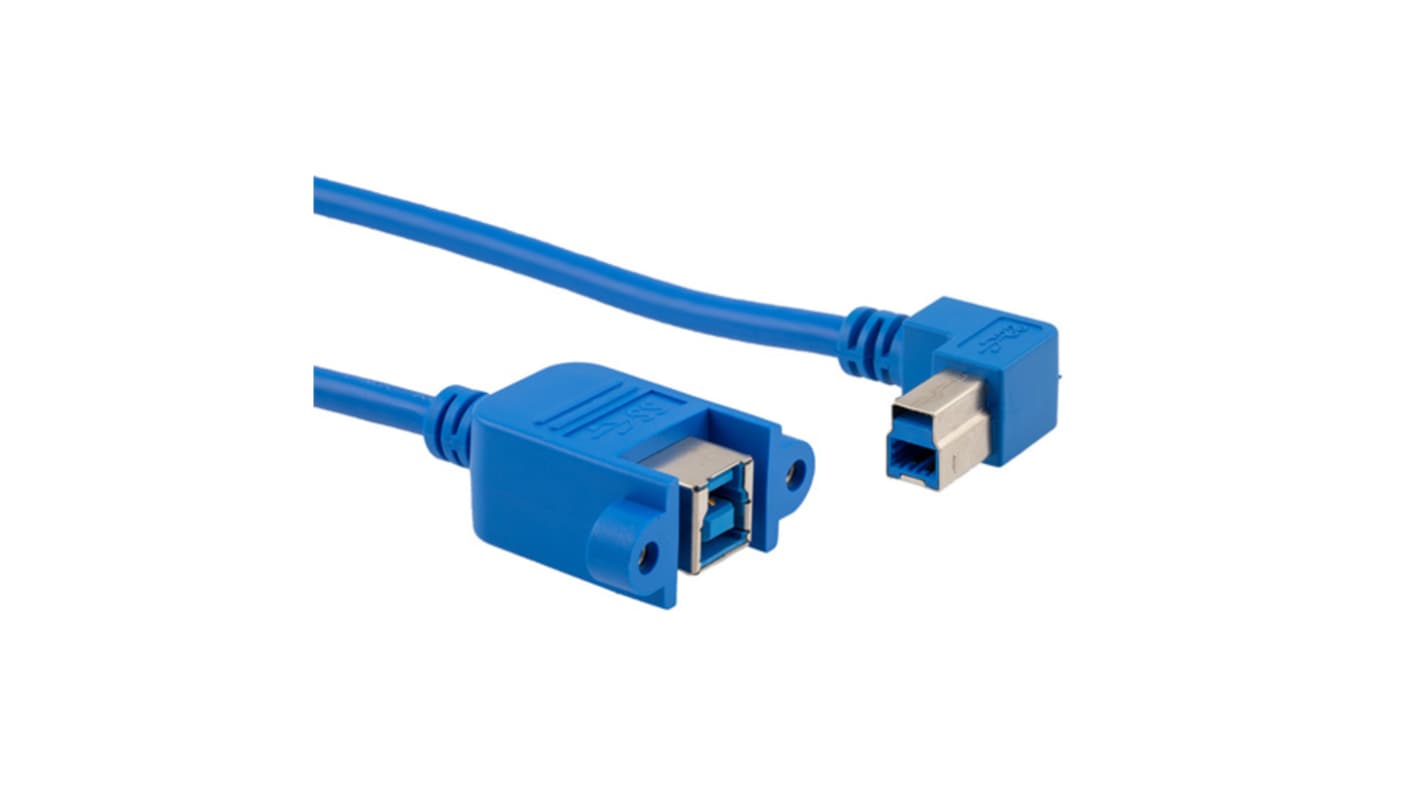 L-Com USB 3.0, Male USB to Male USB B, 500mm
