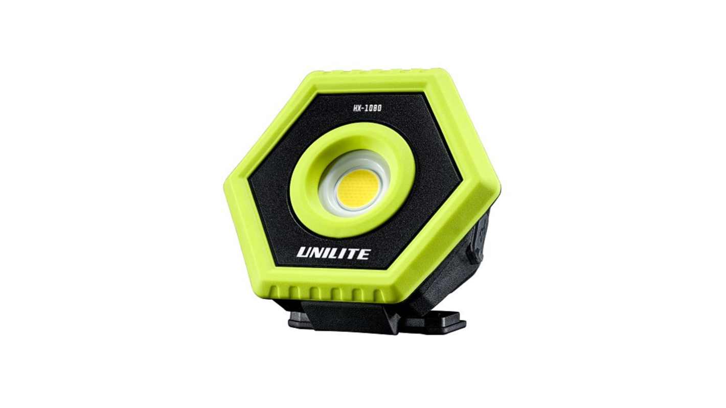 Unilite Rechargeable COB LED Work Light, 1080 lm, USB-C Plug, 3.7 V, IP65
