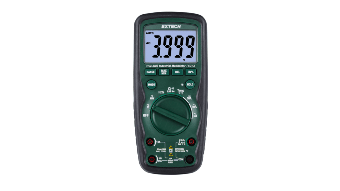 Multimètre EX505A Extech Portable, 1000V c.a. 10A c.a.