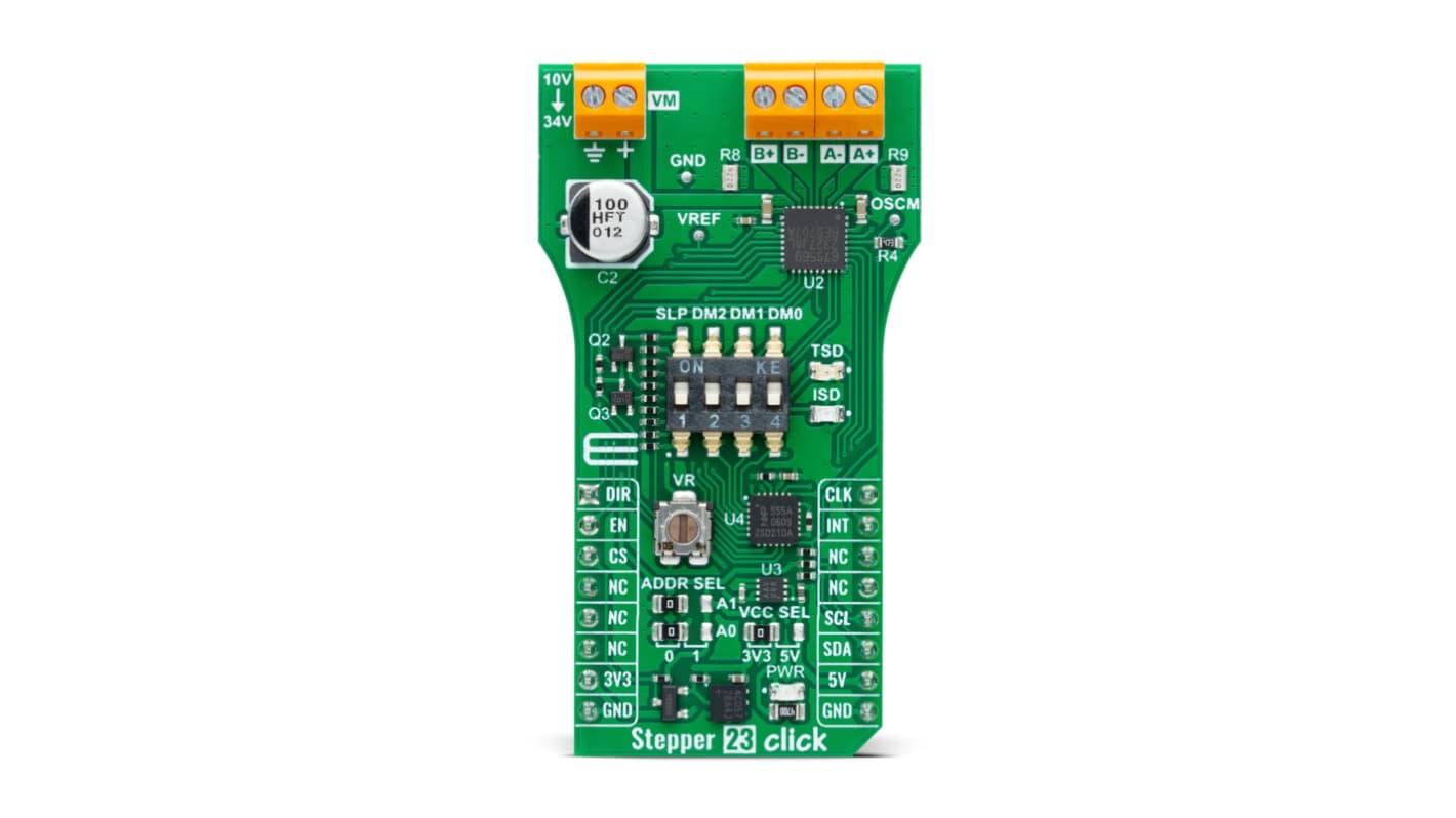 MikroElektronika Leistung, Motor und Robotics Entwicklungstool, Stepper 23 Click