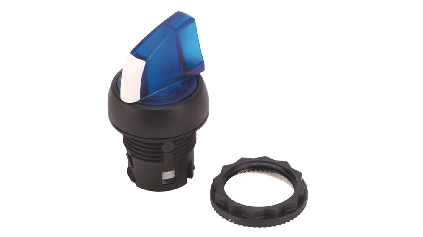 Rockwell Automation 800FM Series Blue Illuminated Spring Return Push Button, 22.5mm Cutout, IP66