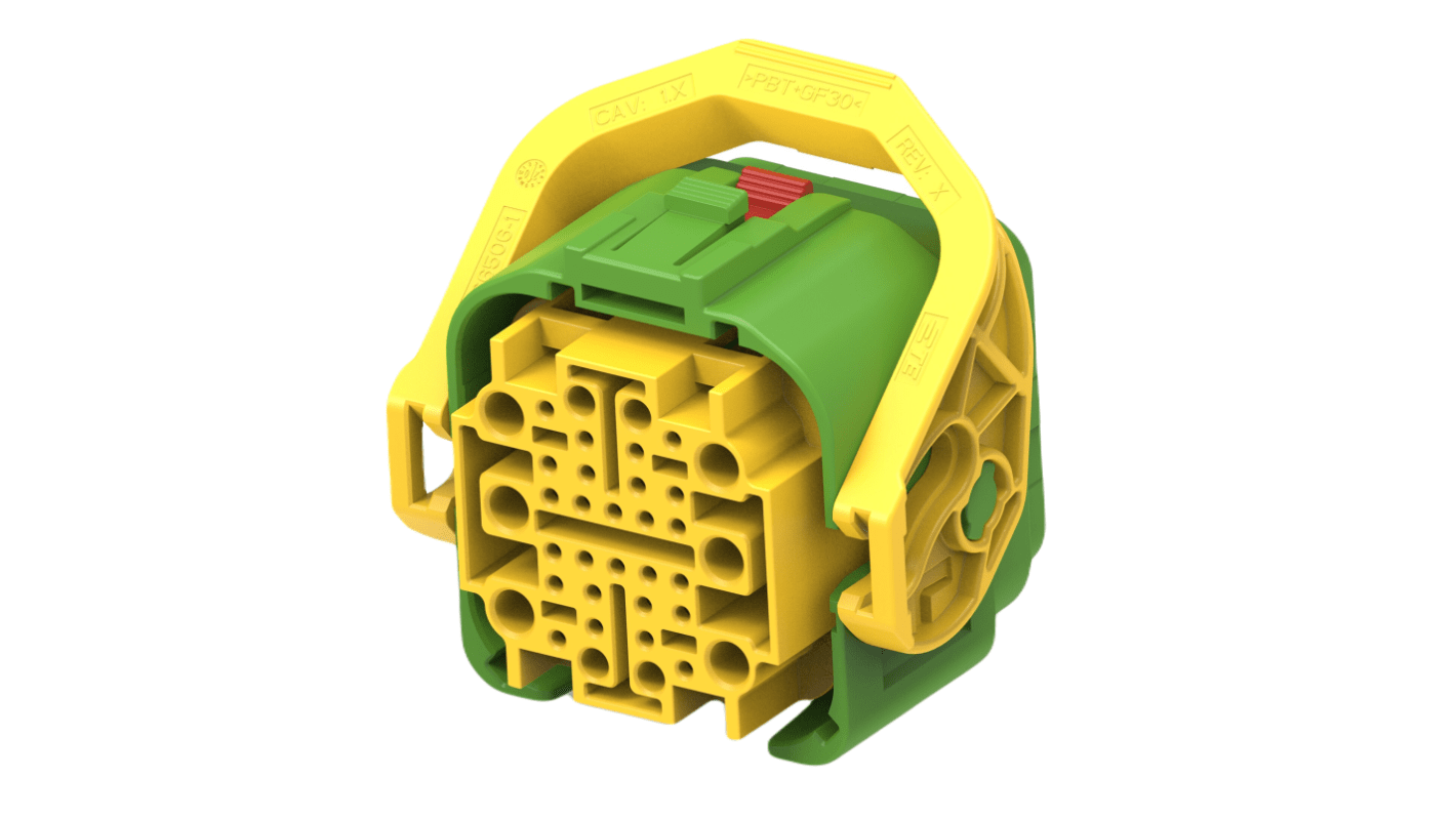 TE Connectivity, DEUTSCH NTSEAL Automotive Connector Green Cable Mount 36 Way 2445859-3