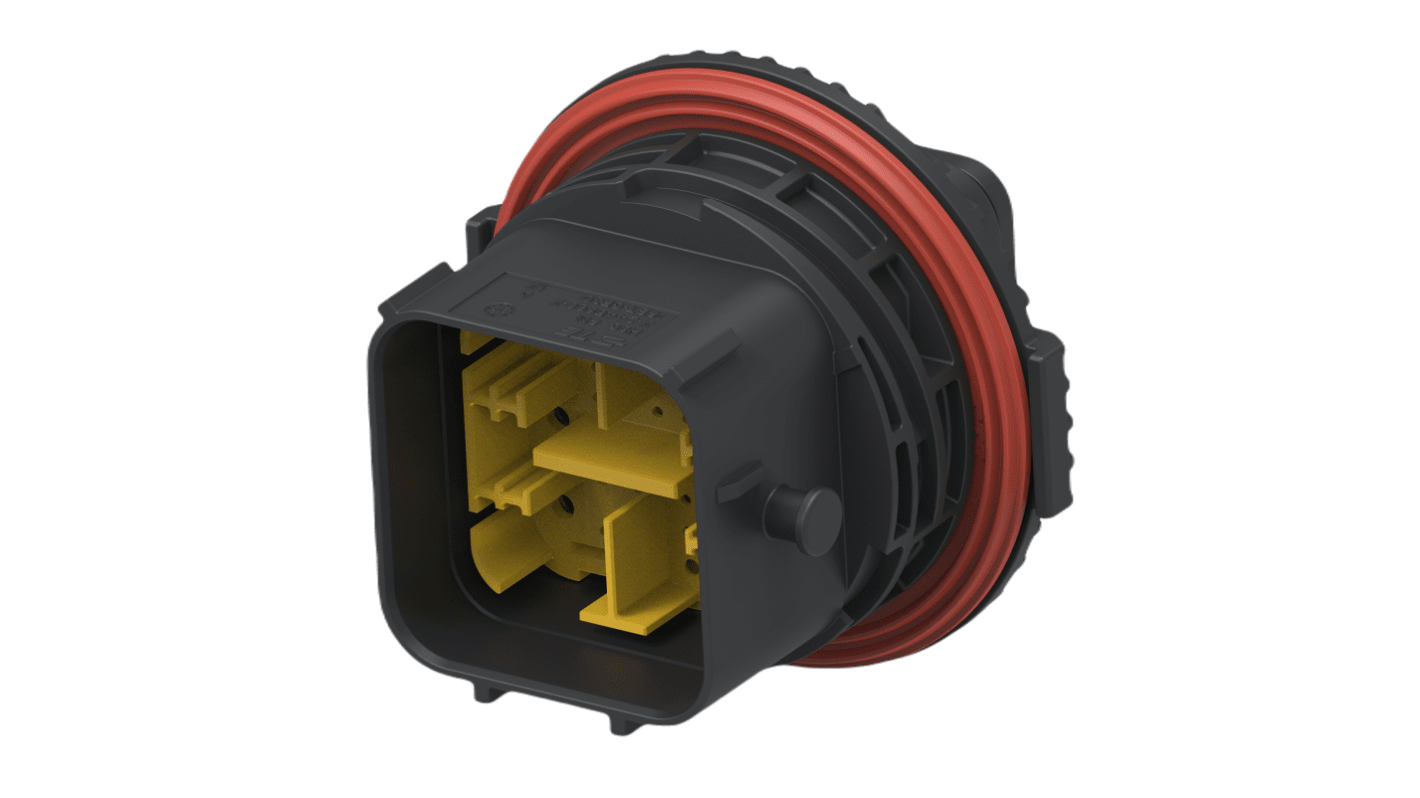 TE Connectivity 36芯汽车连接器, 7排, 25A, 电缆安装, 黑色, DEUTSCH NTSEAL系列
