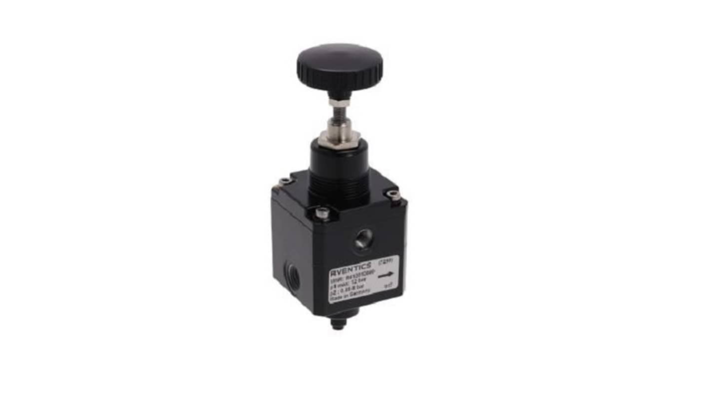 EMERSON ? AVENTICS G 1/4 Regulator - 0.5bar to 16bar, 0.25 in, 8bar max. input, R412010840