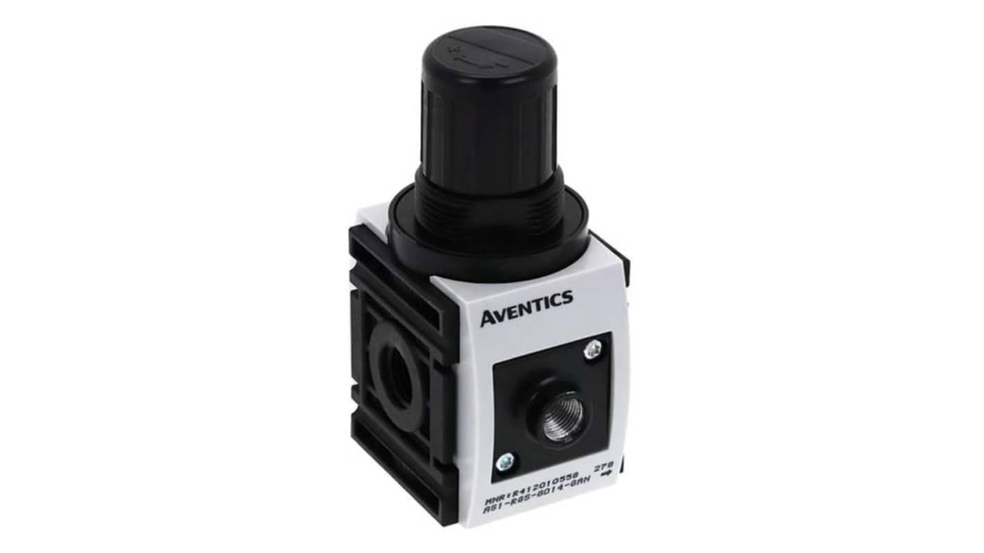 EMERSON ? AVENTICS G 1/4 Regulator - 0.1bar to 12bar, 0.25 in, 1bar max. input, R412010558