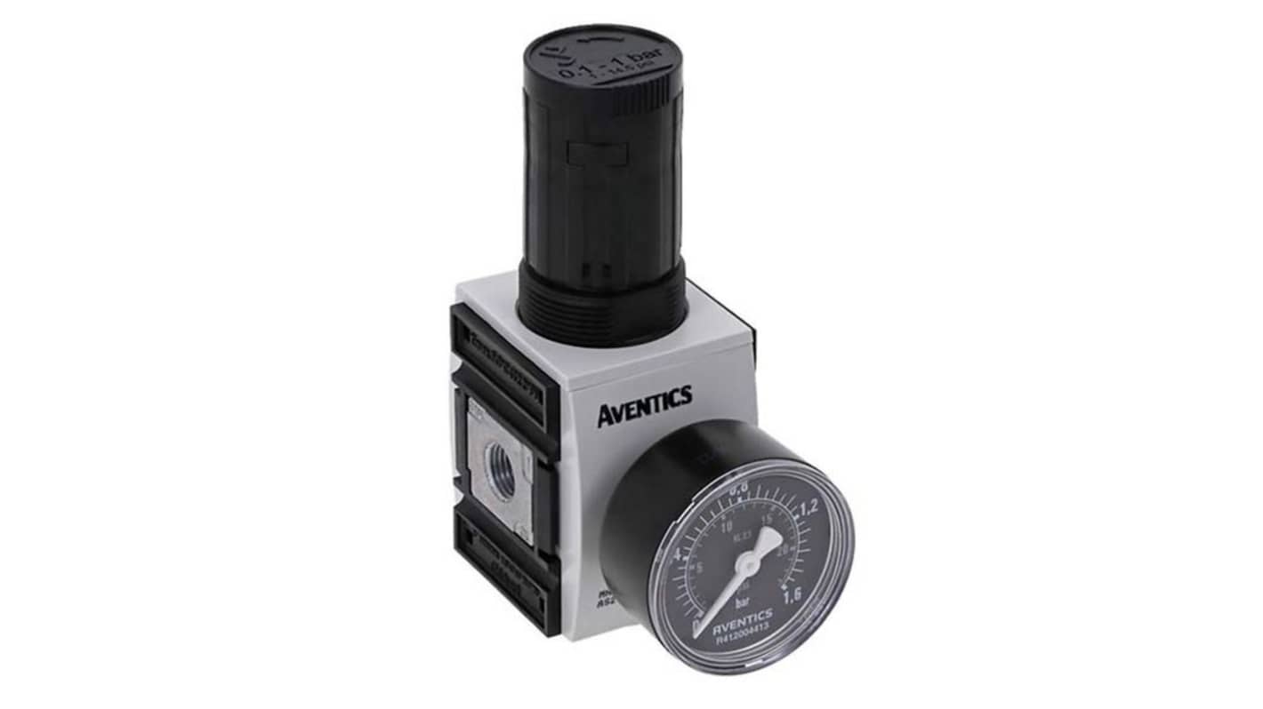 EMERSON – AVENTICS 调节阀, 最大输入4bar, 出口压力0.2bar至16bar, G 1/4接口, 最大2200L/min