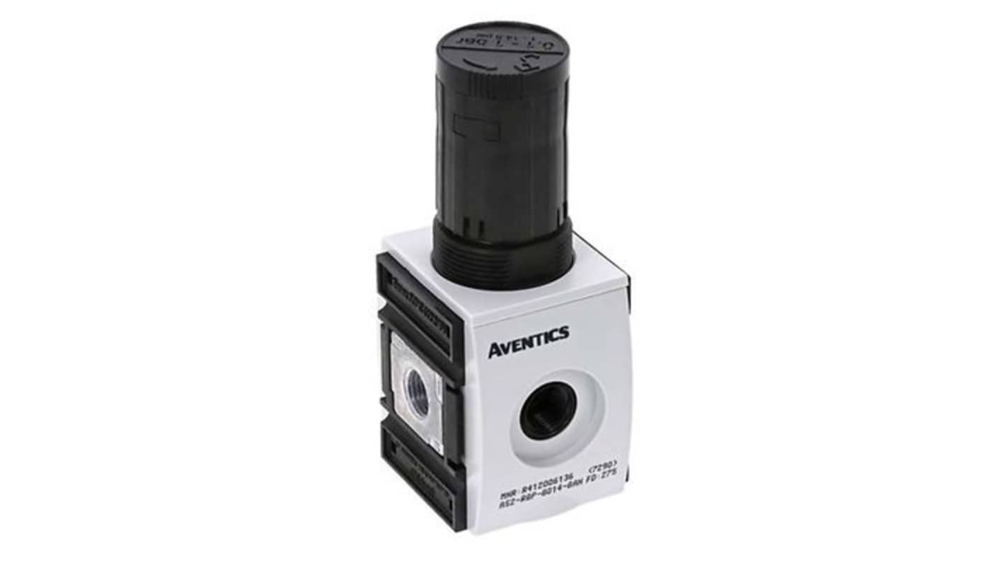 EMERSON ? AVENTICS G 1/4 Regulator - 0.5bar to 16bar, 0.25 in, 8bar max. input, R412006142
