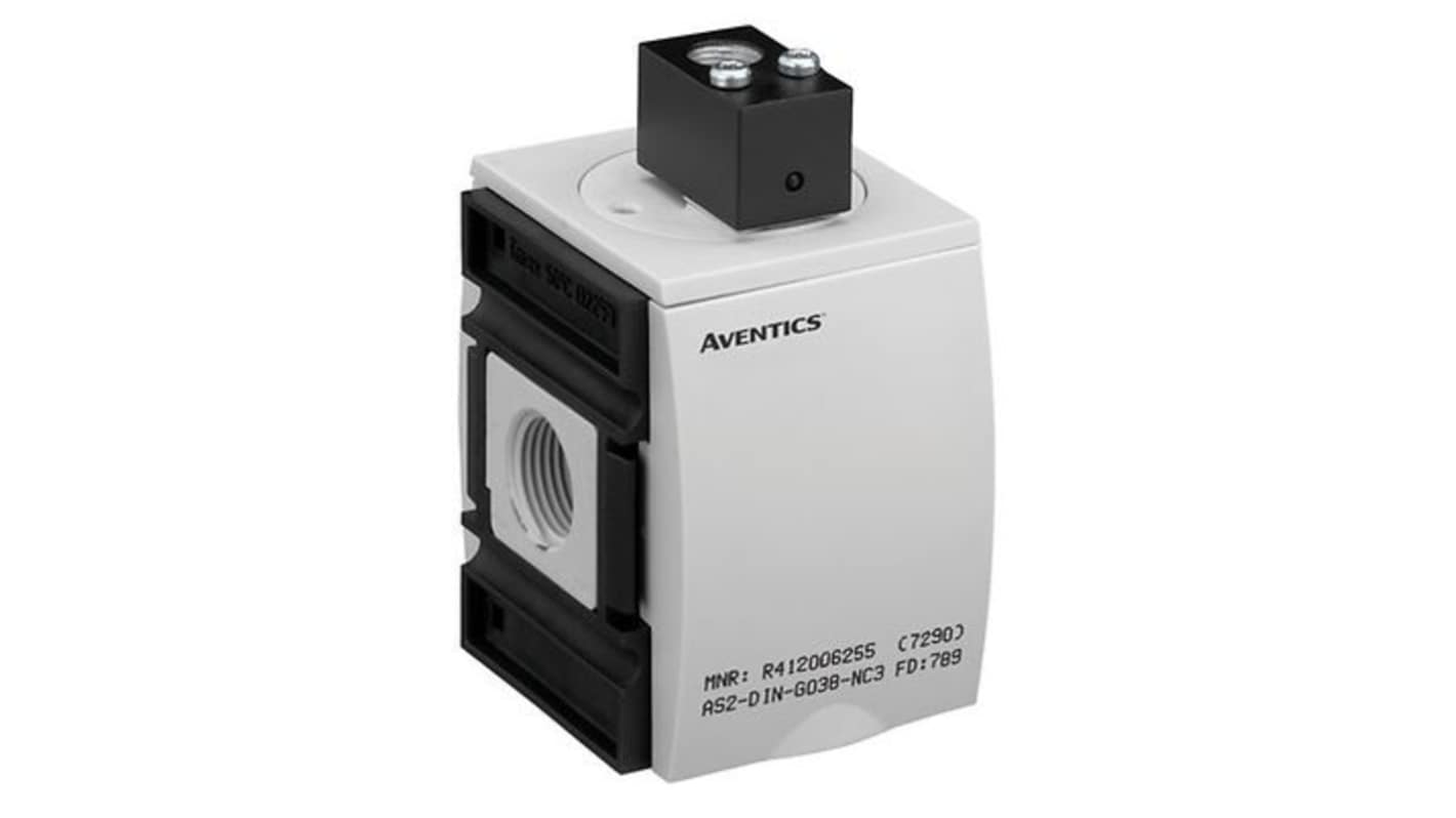 EMERSON ? AVENTICS G G 1/2 Pneumatic Shut-Off Valve, 12500L/min