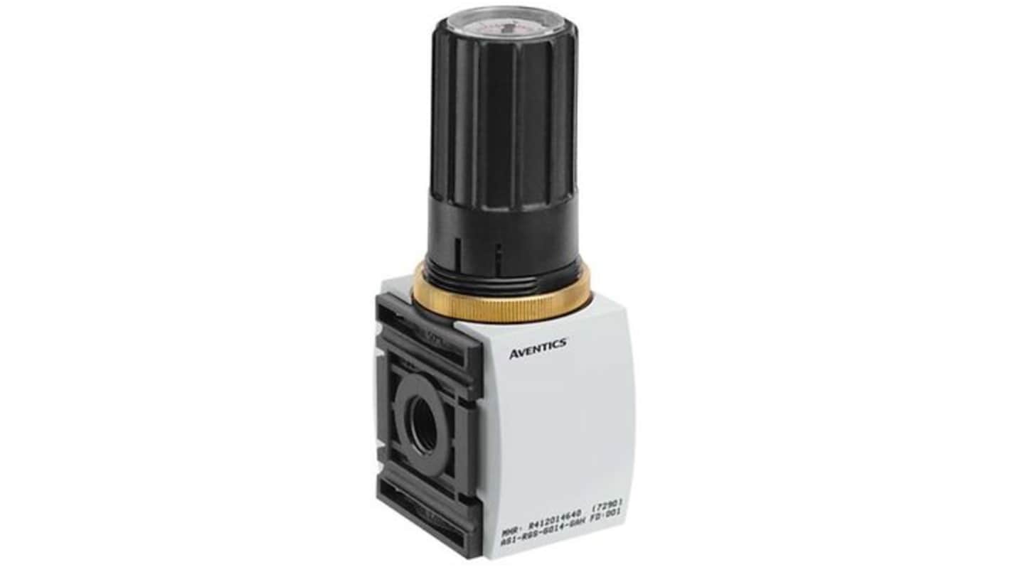 EMERSON ? AVENTICS G 1/4 Regulator - 0.5bar to 12bar, 0.25 in, 8bar max. input, R412014643