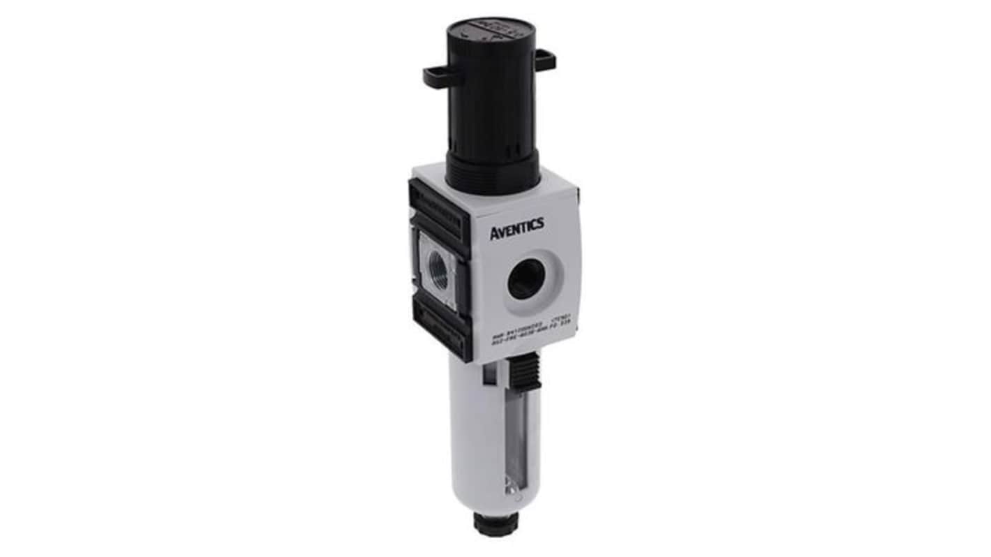 EMERSON ? AVENTICS AS2 Filter Regulator, 5μm, G 3/8, Semi Automatic, 16 bar, R412006203
