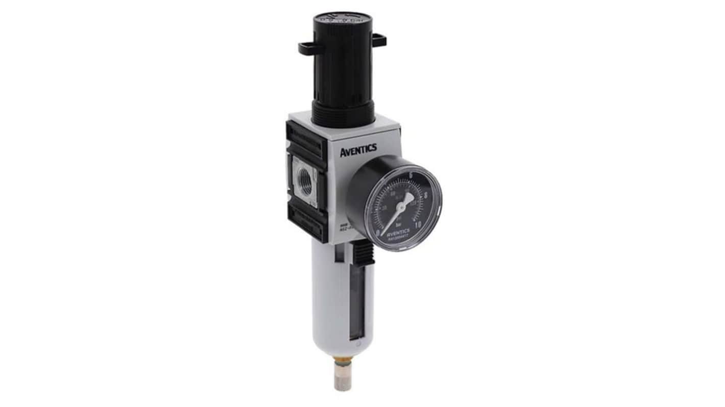 EMERSON ? AVENTICS AS2 Filter Regulator, 5μm, G 3/8, Automatic, 16 bar, R412006211