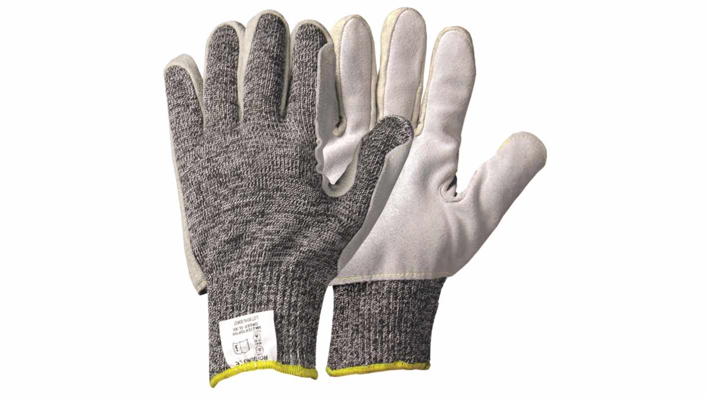 Rostaing MASTERTOP Grey HPPE, Polyamide Abrasion Resistant, Cut Resistant, Puncture Resistant Cut Resistant Gloves,