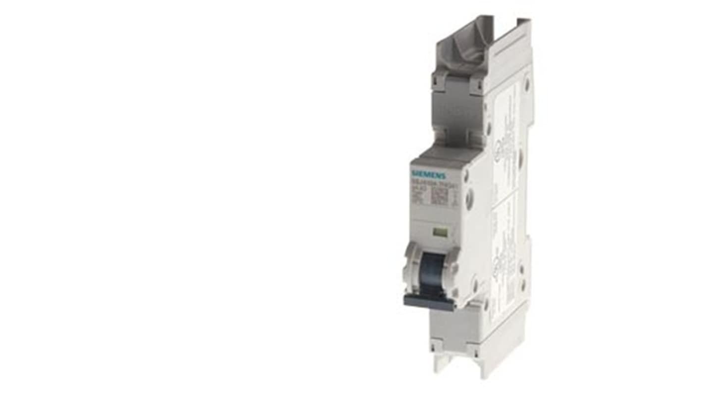 Siemens SENTRON 5SJ4135 MCB, 1P, 35A Curve C, 400V AC, 60V DC, 14 kA Breaking Capacity