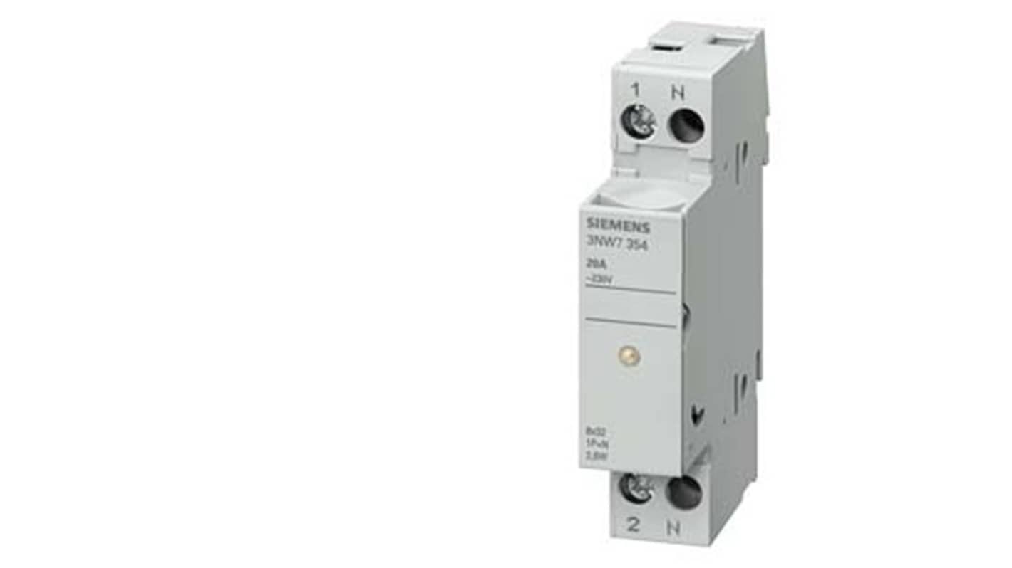 Siemens 32A Fuse Holder for 10 x 38mm Fuse, 1P + N, 690V