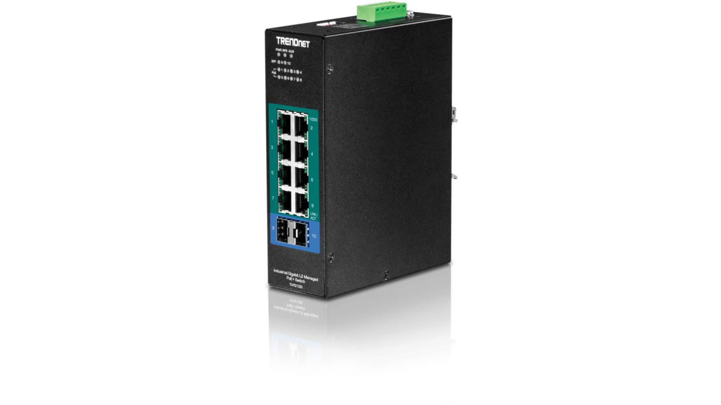 Trendnet TI-PG102I, Managed 10 Port Gigabit Switch