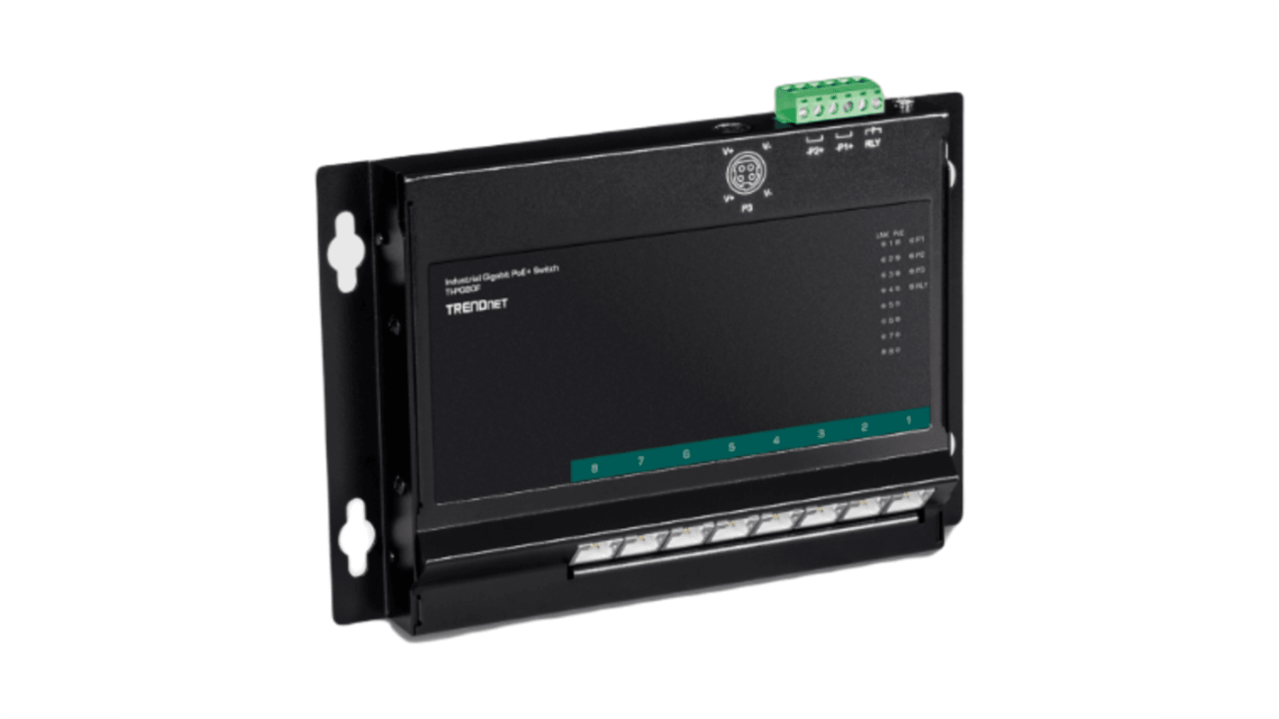 Trendnet TI-PG80F, Managed 8 Port Gigabit Switch With PoE