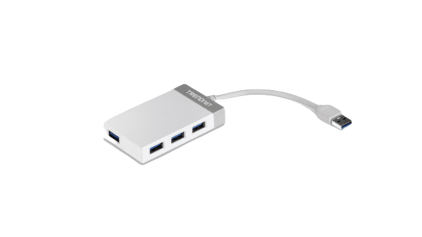 Trendnet 4 Port USB 3.0 USB C  Hub, USB Powered, 85 x 50 x 15mm