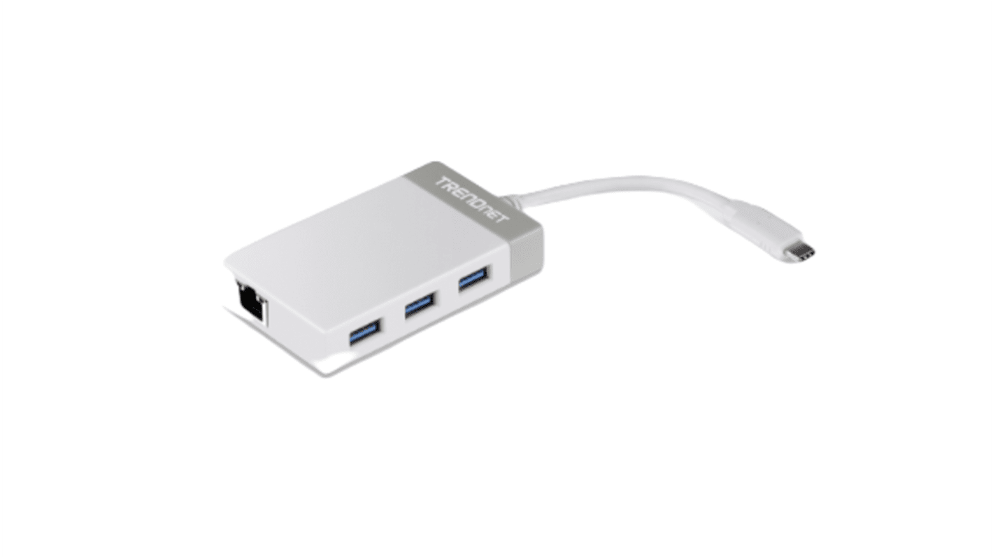 Hub USB Trendnet, TUC-ETGH3, USB 3.0 USB 3 USB USB C