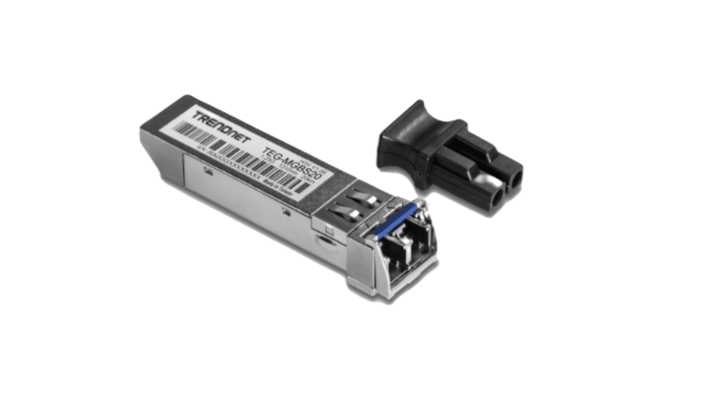 Nadajnik-odbiornik SFP MSA Złącze światłowodowe LC, dupleks, żeńskie Tryb pojedynczy Jednomodowy 1250Mbit/s
