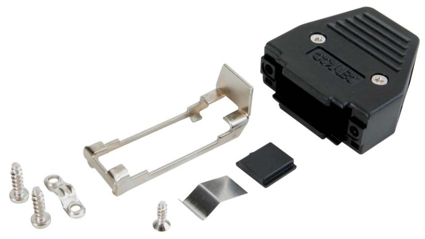 Osłona tylna D-Sub 9 -pinowe ABS Poziomy CONEC Standard D-Sub