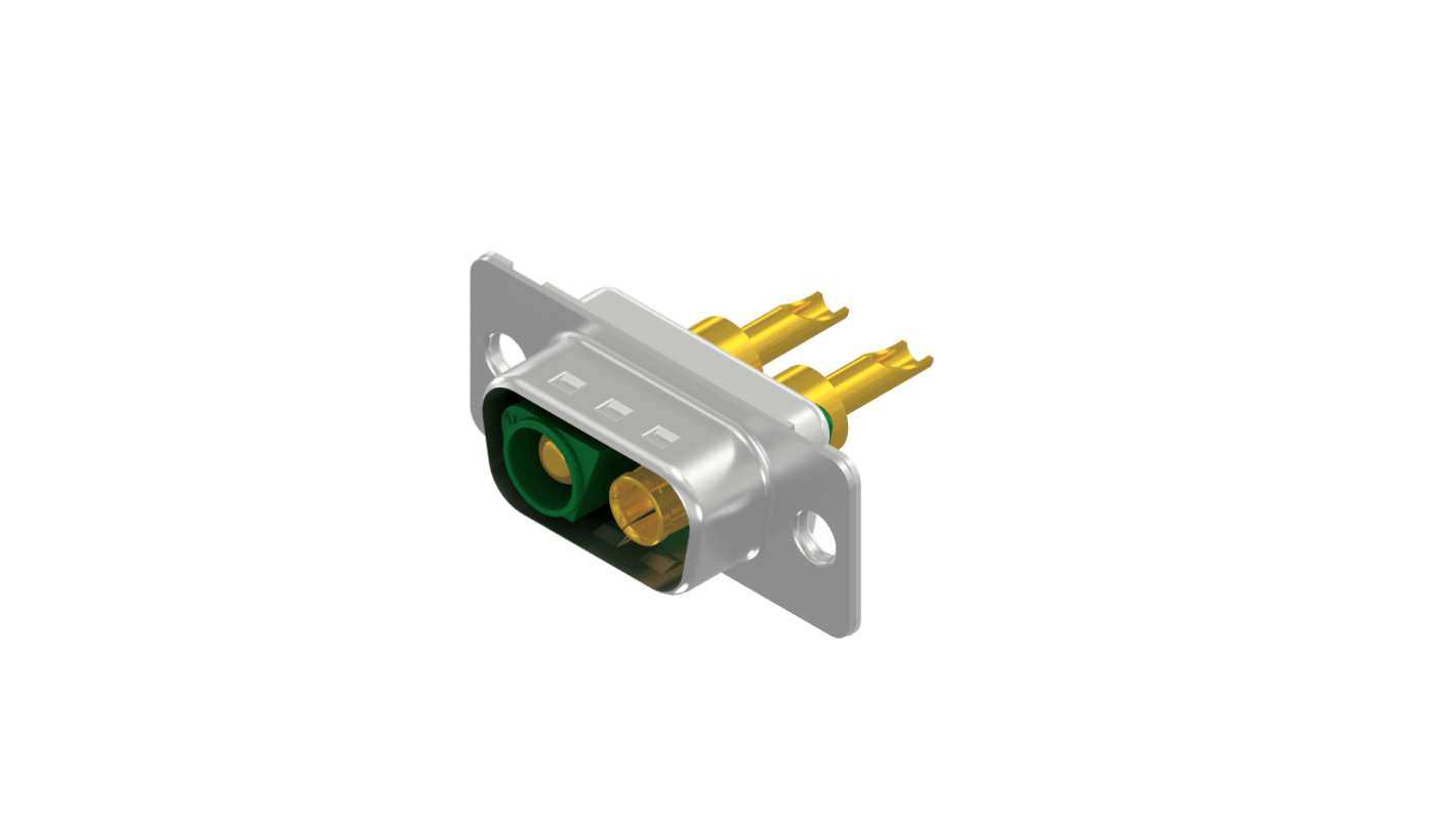 CONEC 302W2CSXX 2 Way Solder Mount D-sub Connector Socket