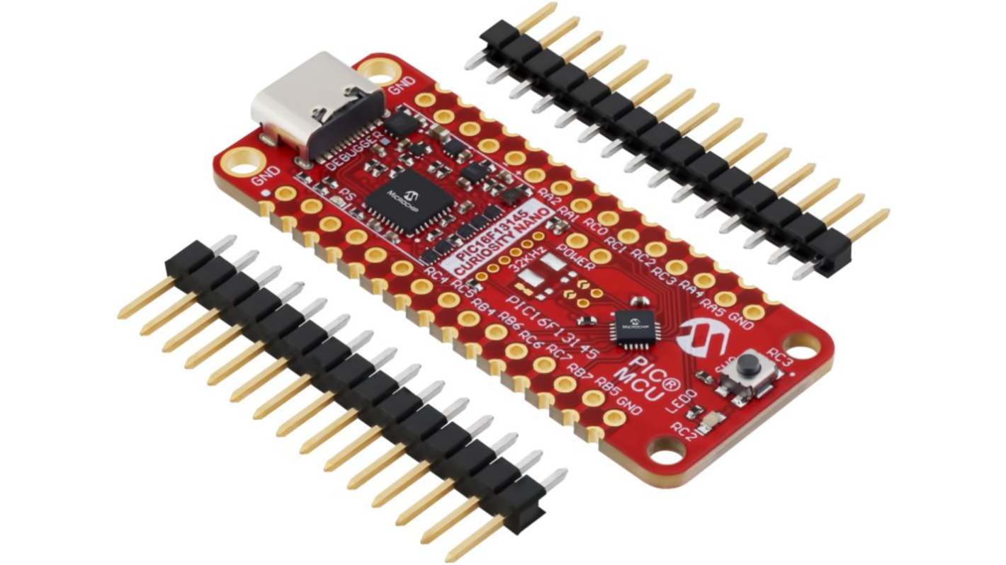 Microchip PIC16F13145 CURIOSITY NANO PCB Assembly Evaluation Board EV06M52A