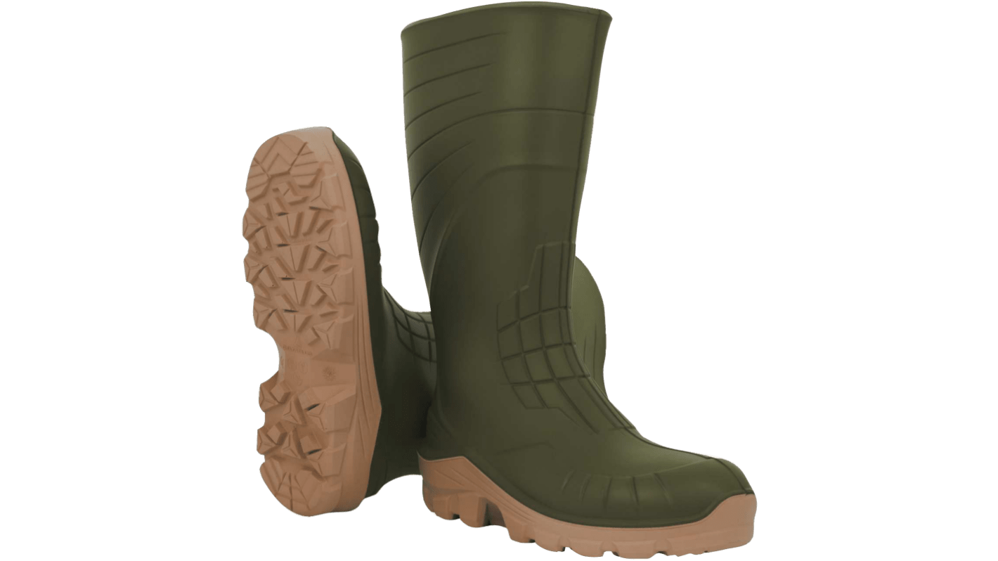 Delta Plus AEROGREEN O4 CI FO SR Khaki/Beige Unisex Safety Footwear, UK 3, EU 36