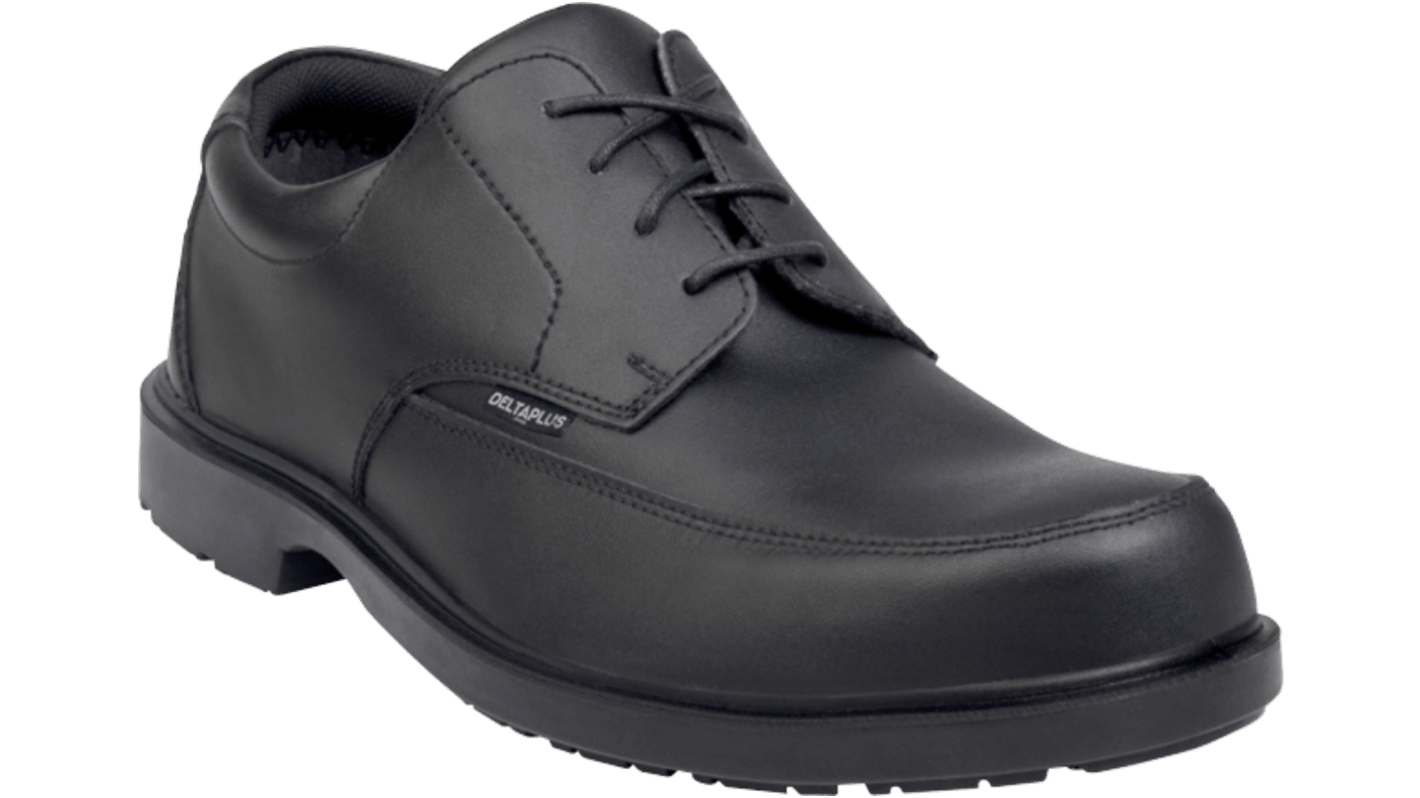 Delta Plus BRISTOL2 S3S SR Unisex Black Composite Toe Capped Safety Shoes, UK 6, EU 39