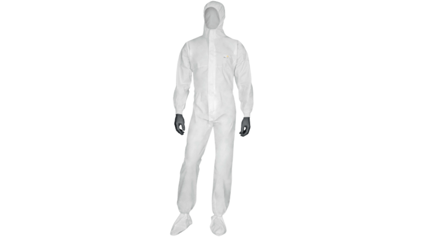 Delta Plus White Coverall, CE, EN 1073-2, EN 1149-5, EN 13034:2005+A1:2009, EN ISO 13982-1:2004, XL