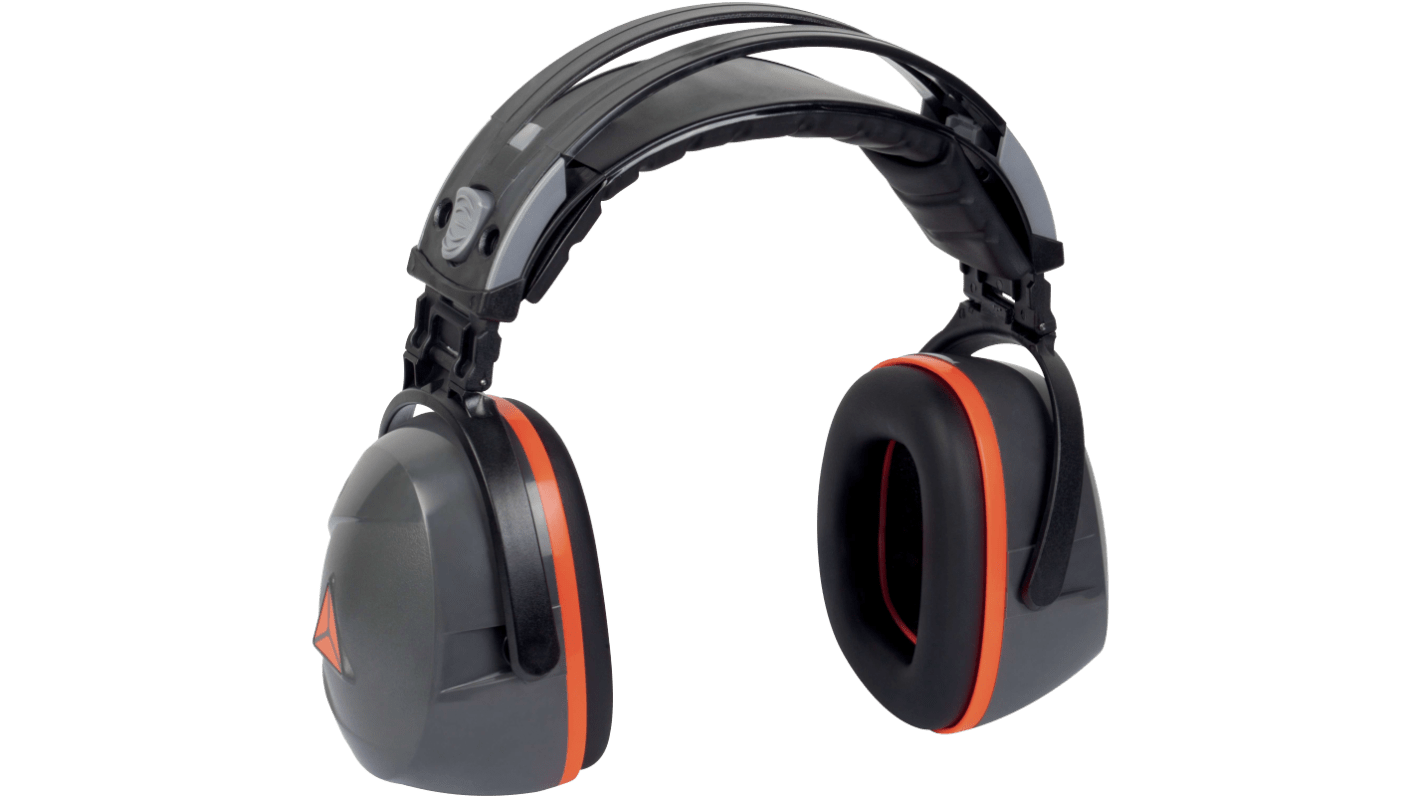 Delta Plus Ear Defender with Headband, 25dB, Grey