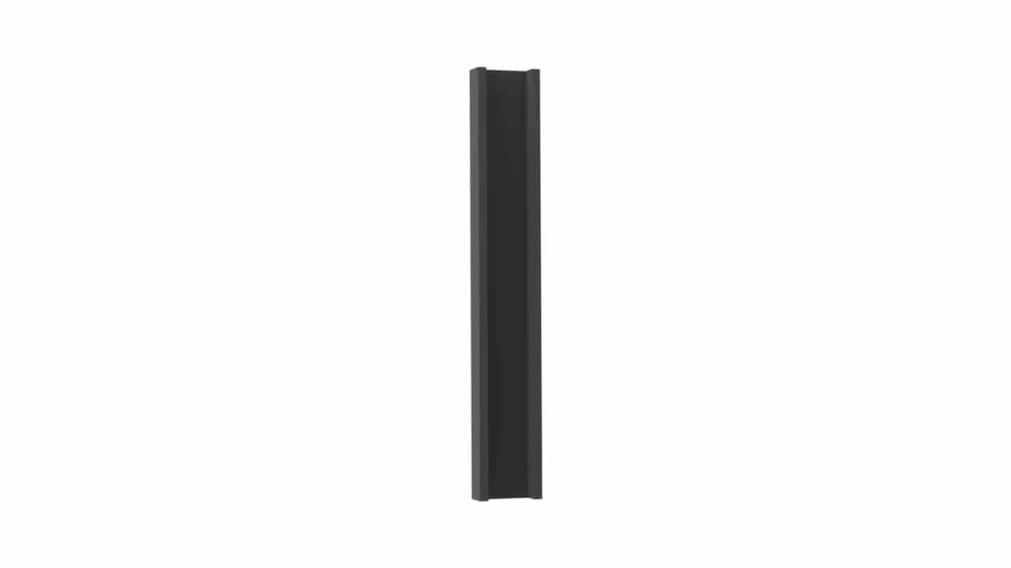 Panduit Cable Tie Assemblies, Cable Cleat Cushion Sleeve, 30.5m x 23.1 mm, Black Neoprene, Pk-1pack