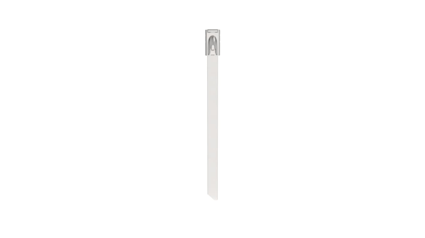 Panduit Cable Tie Assemblies, , 127mm x 4.6 mm, Metallic 316 Stainless Steel, Pk-100