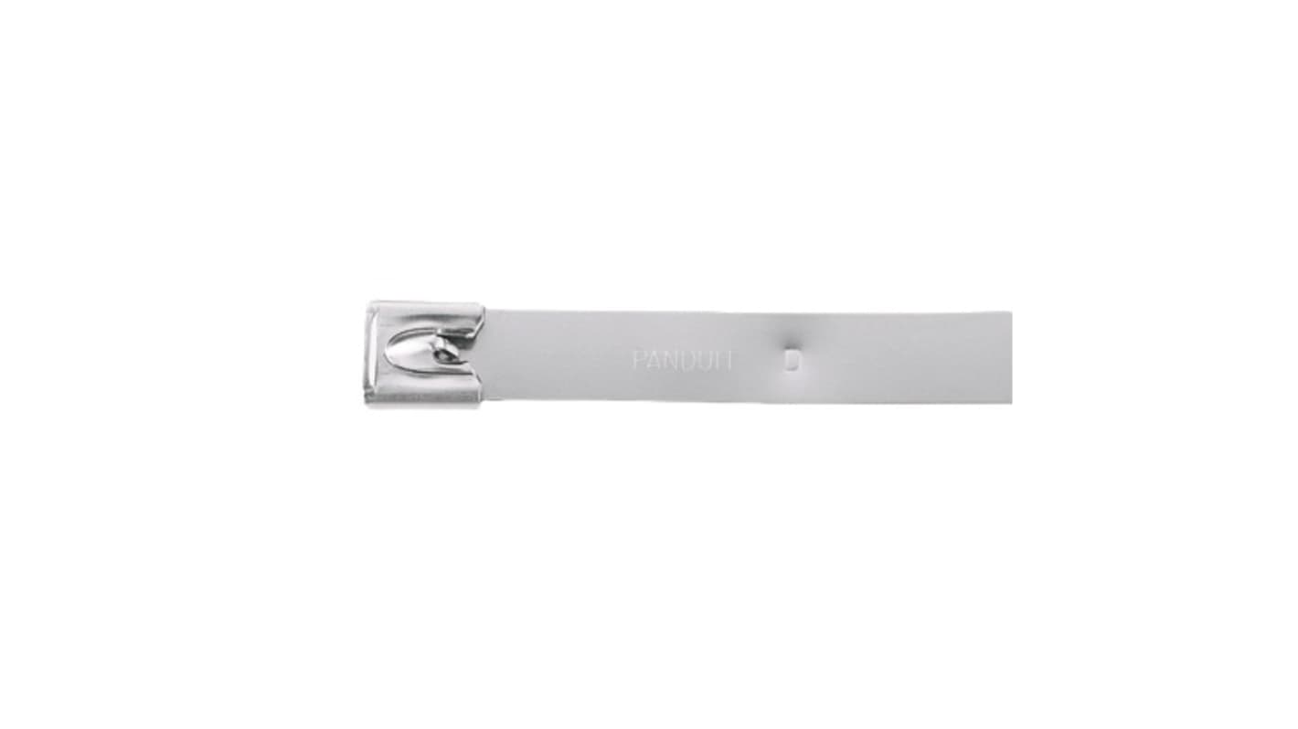 Brida con fijación Panduit de Acero Inoxidable 316, 594mm x 12,7 mm, Brida