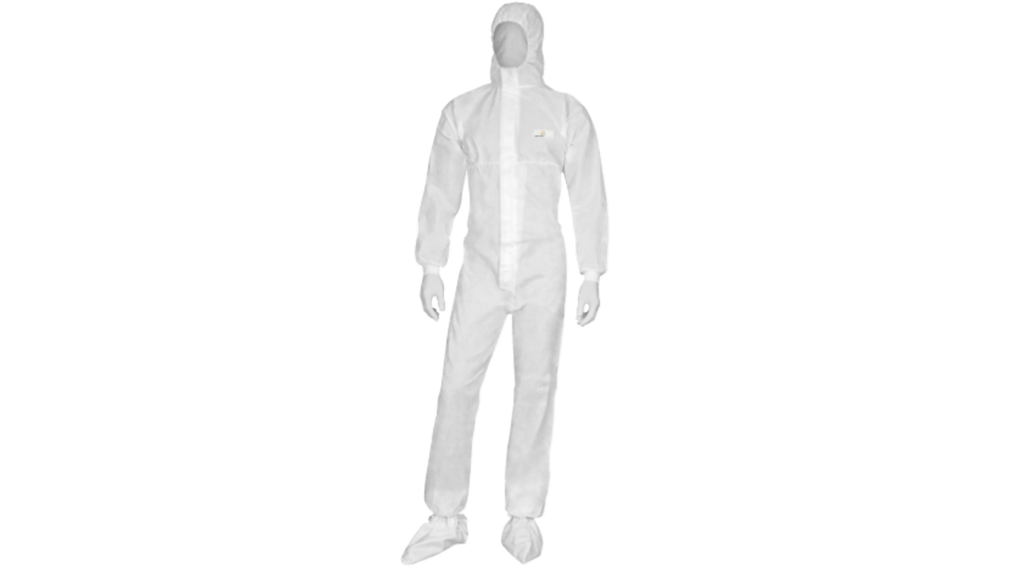 Delta Plus 防化防护服, 白色, XXL码