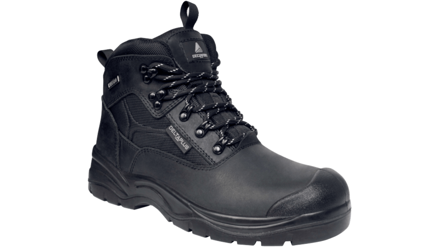 Delta Plus SAMY3 S7 SR Black Steel Toe Capped Unisex Safety Footwear, UK 11, EU 46