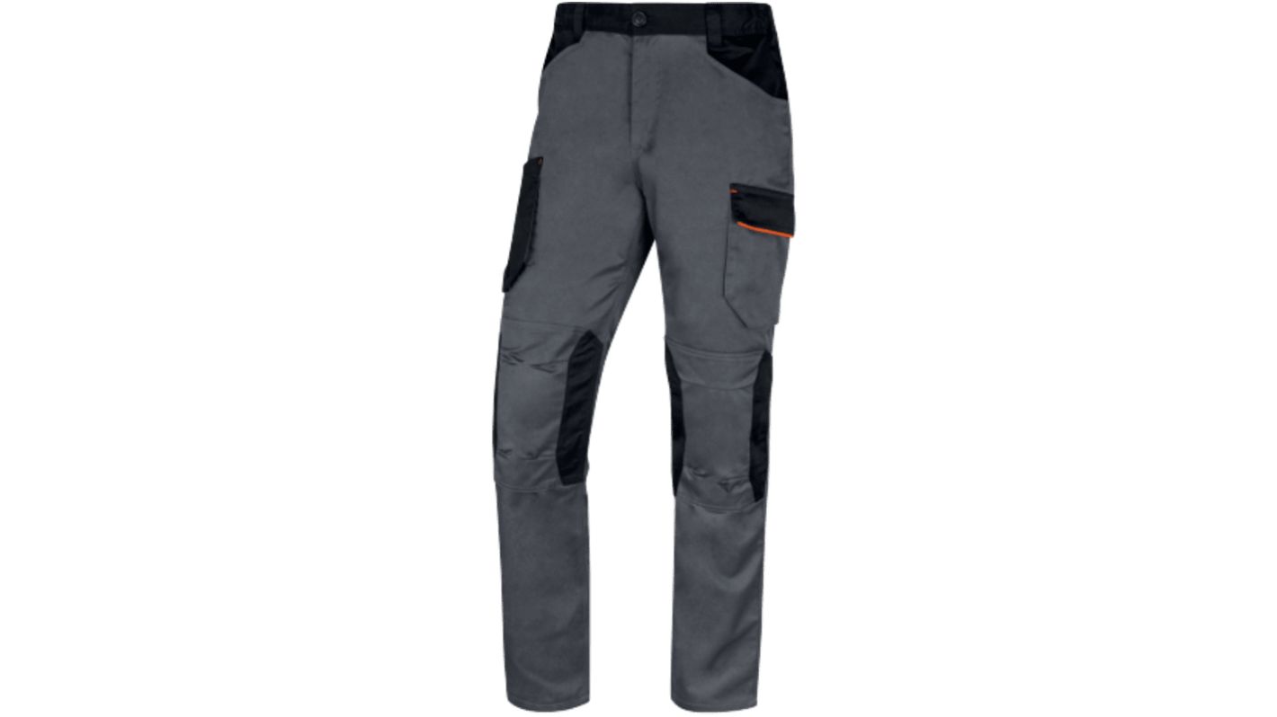 Delta Plus MACH 2 's Grey/Orange Trousers Lightweight, Size XXL 41in W