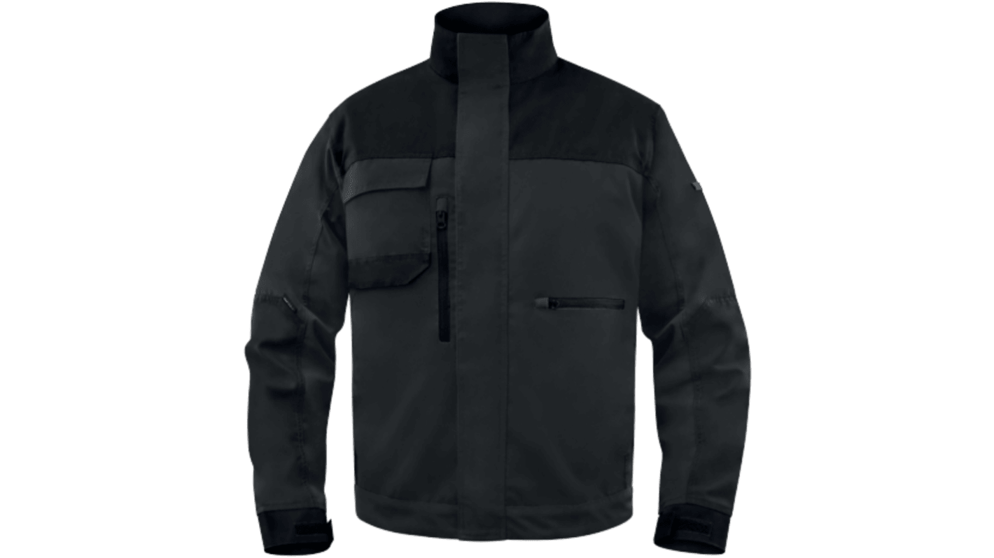 Delta Plus M5VE3GN Black, Grey, Durable Work Jacket, M