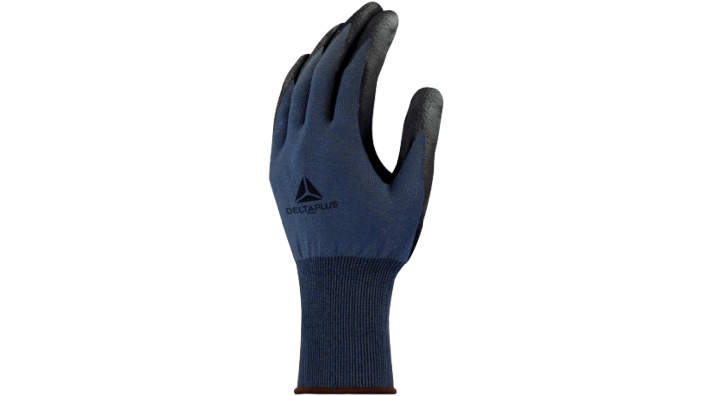 Delta Plus VENICUTD10 Grey Cut Resistant Work Gloves, Size 11, Polyurethane Coating