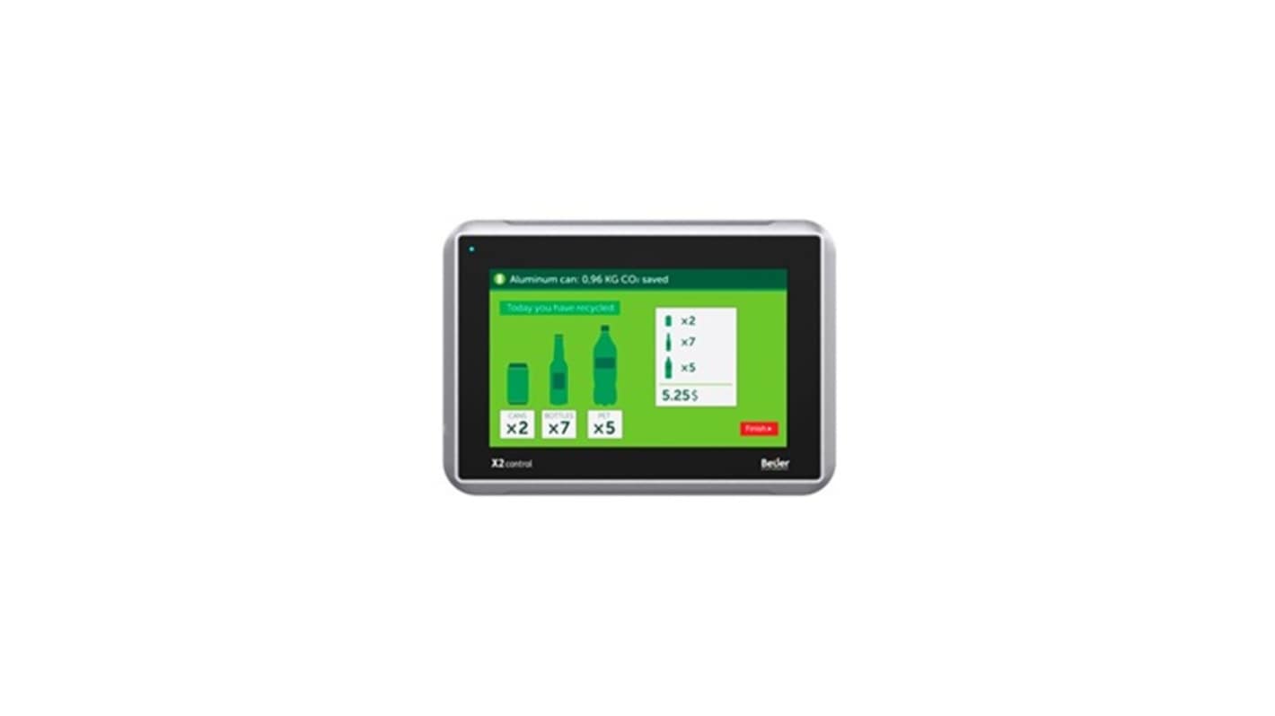 Beijer Electronics X2コントロール4 HMIパネル 7 インチ 800 x 480