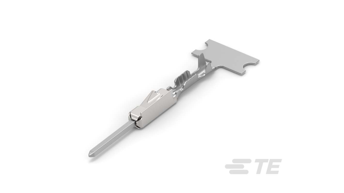 TE Connectivity MQS Silver Uninsulated Spade Connector, Tab Terminal, 63mm Tab Size