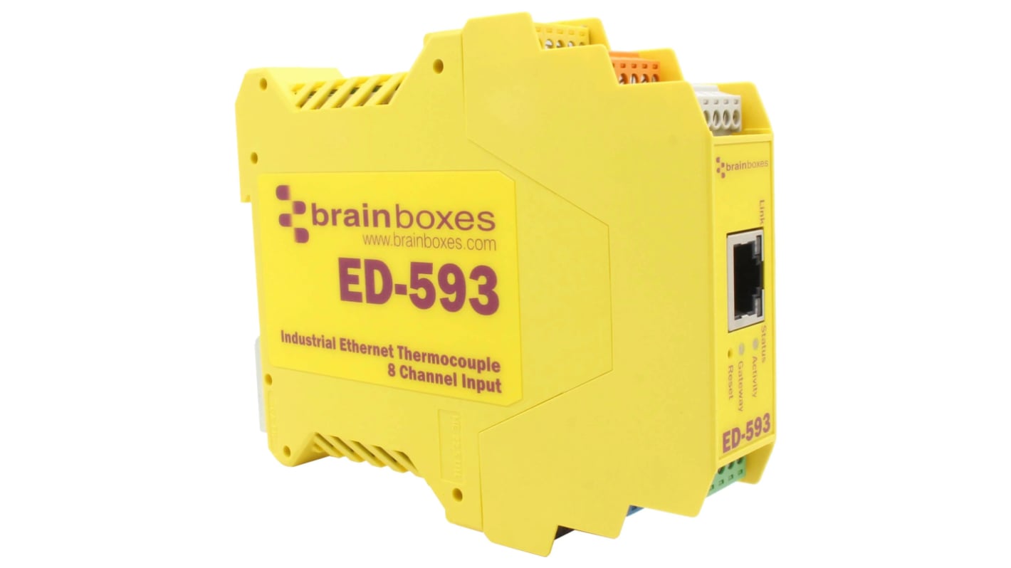 Brainboxes 1口以太网交换机, ED-593