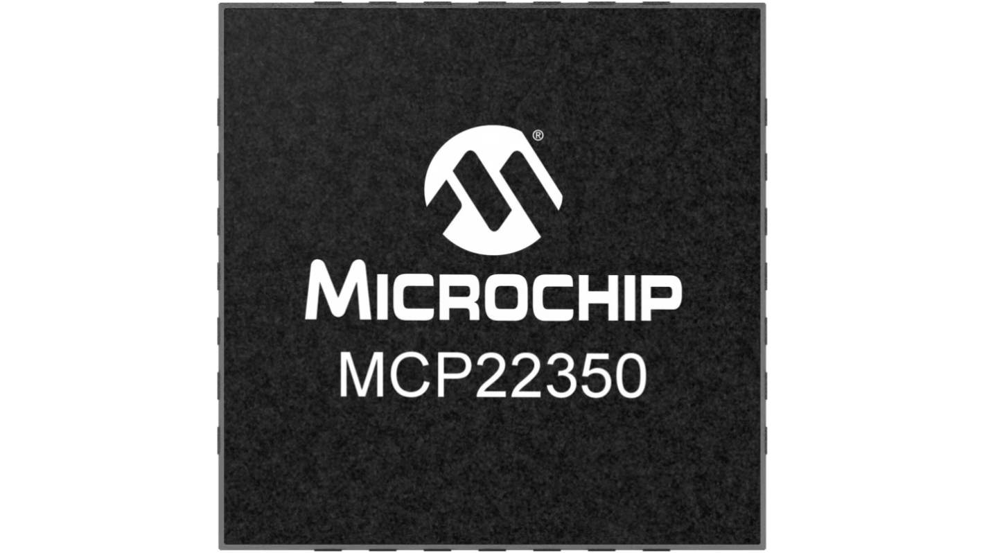 Microchip MCP22350-1I/Q8X, USB Controller, USB C, 3.3 V, 28-Pin VQFN