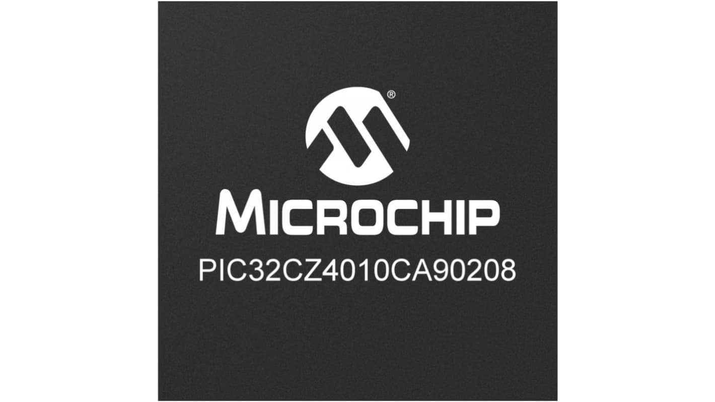 Microchip ARM Cortex M7, PIC32CZ CA Microcontroller MCU, 300MHz, 4096 Kb Flash, 208-Pin BGA