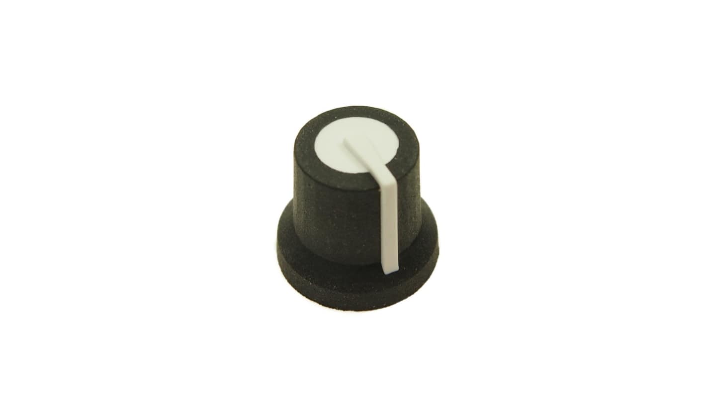RS PRO ノブ, 6mm, スプライン軸 直径:16.2mm